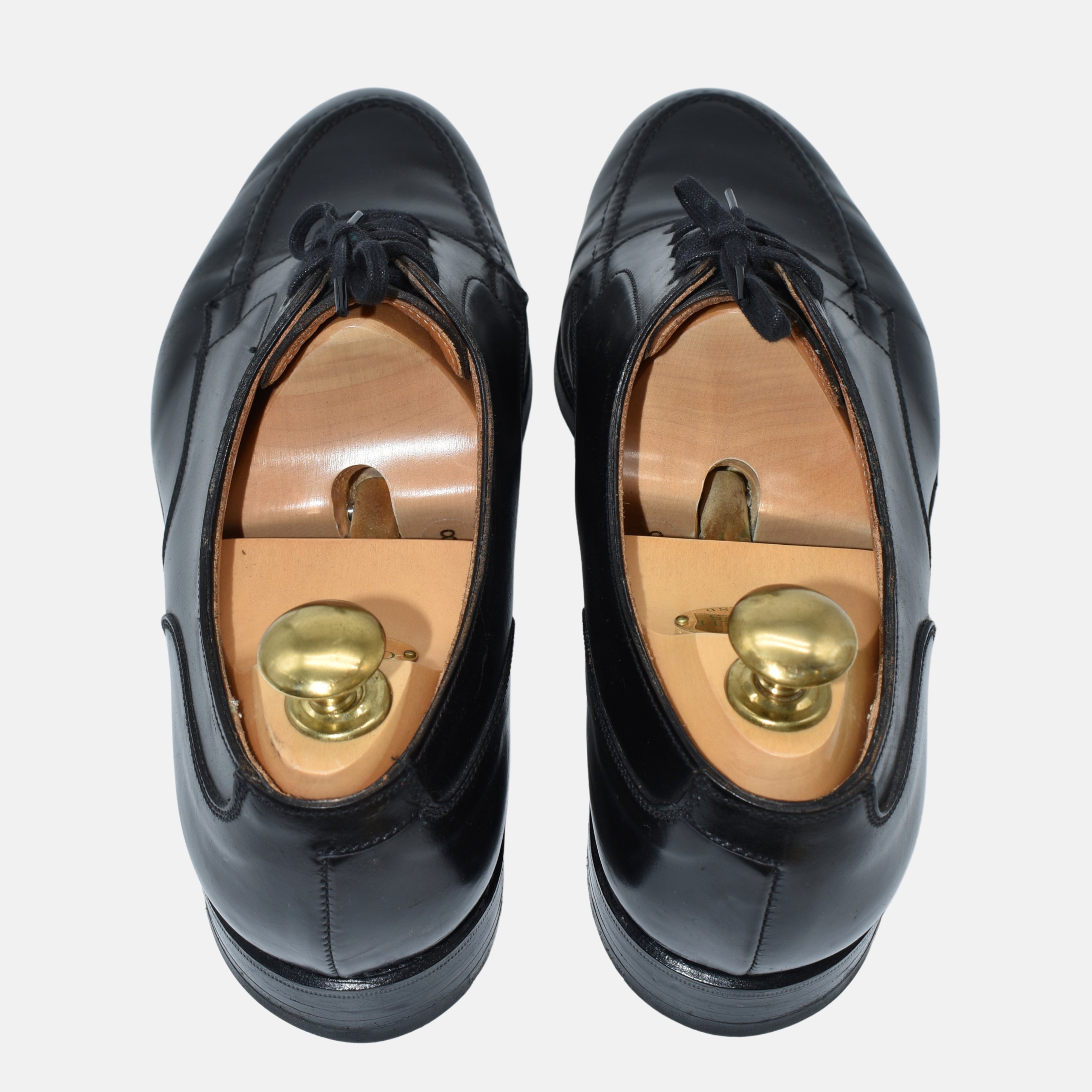 Black Cordovan Leather Shoes (EU 42)