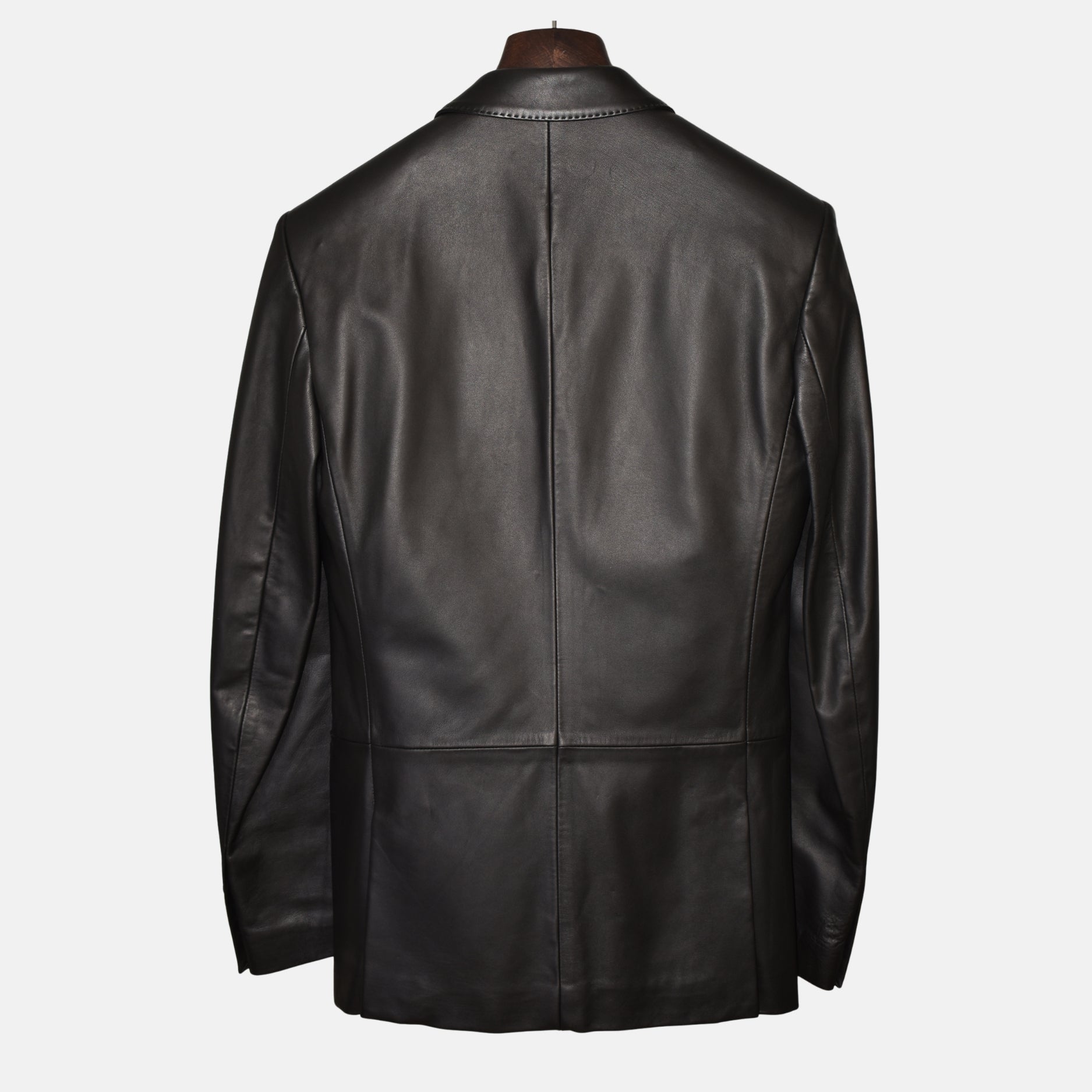Black Leather Blazer (S)