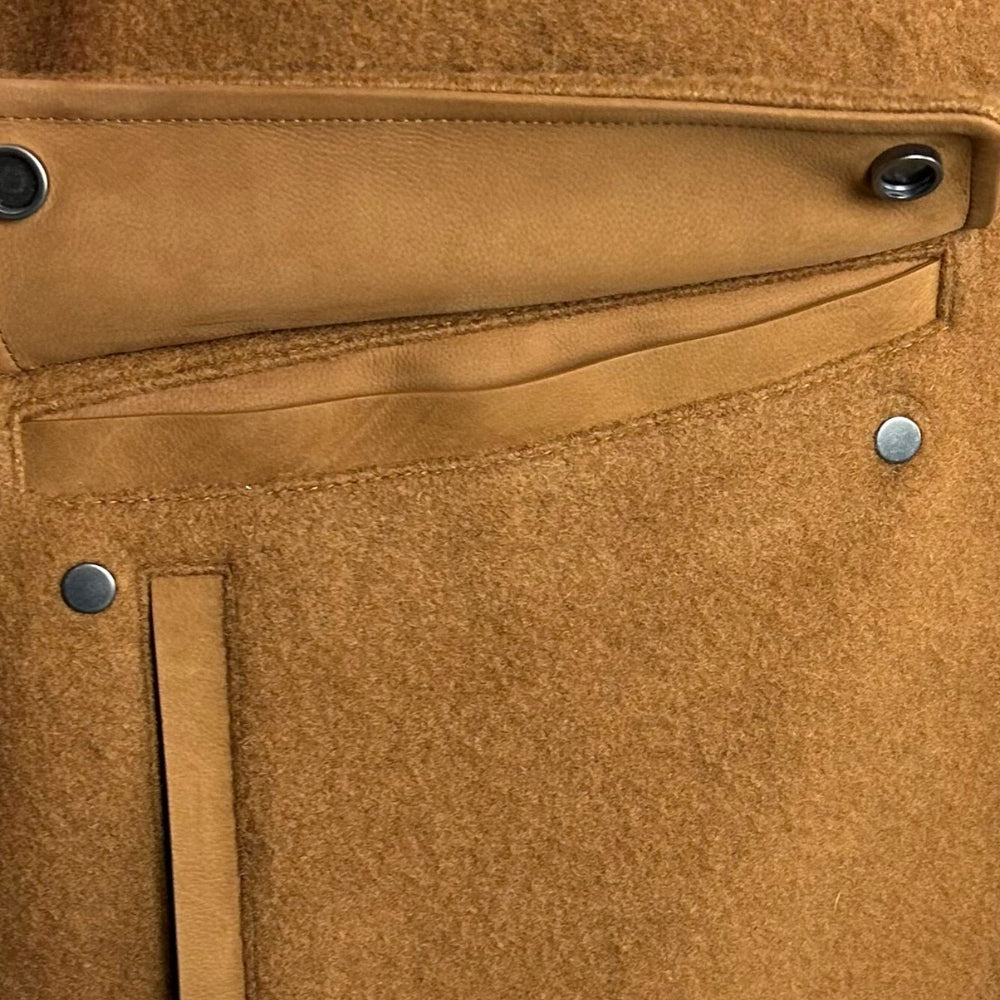 Brown Down Jacket made of Cashmere (EU 48)