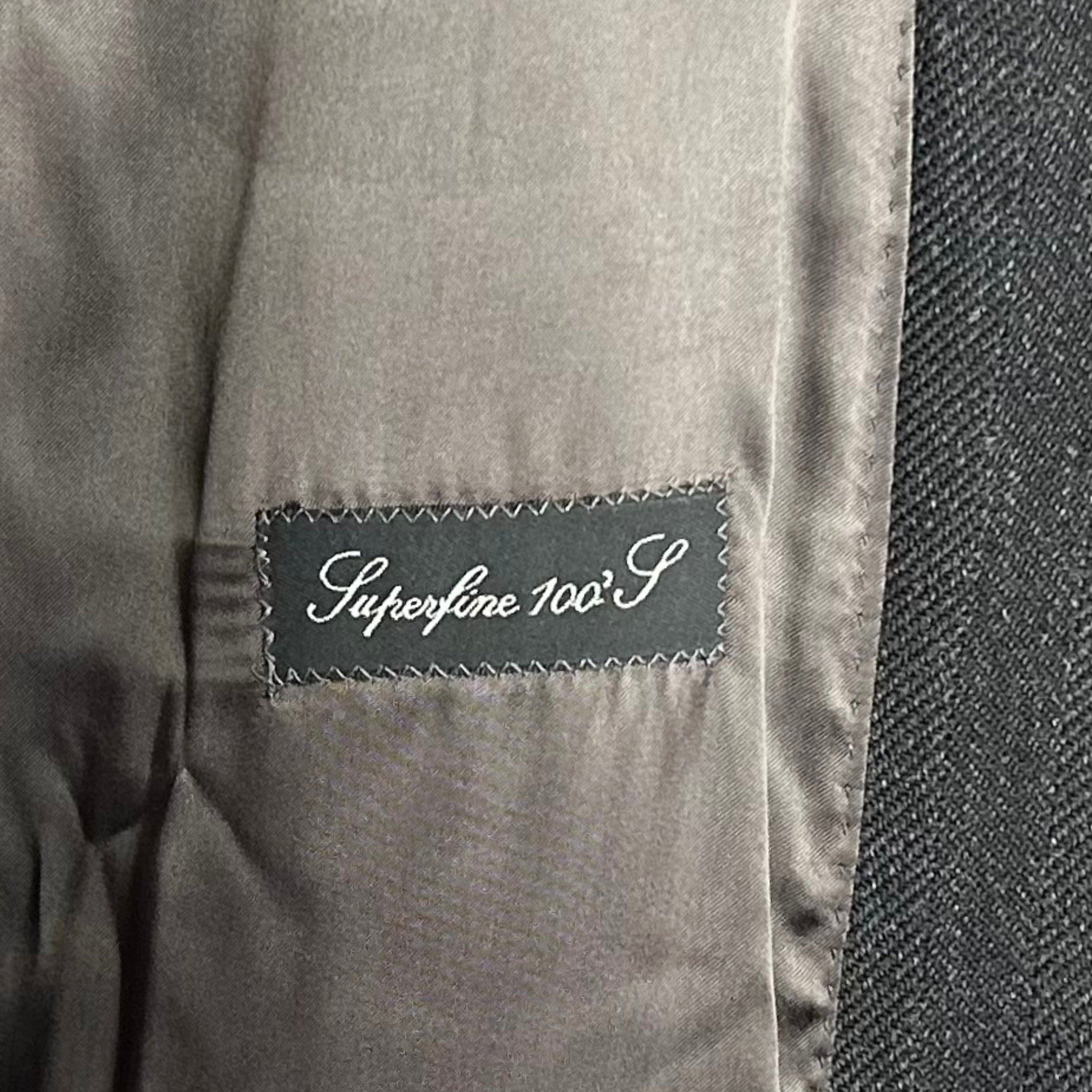 Anthracite Herringbone Coat made of Wool (EU 48)
