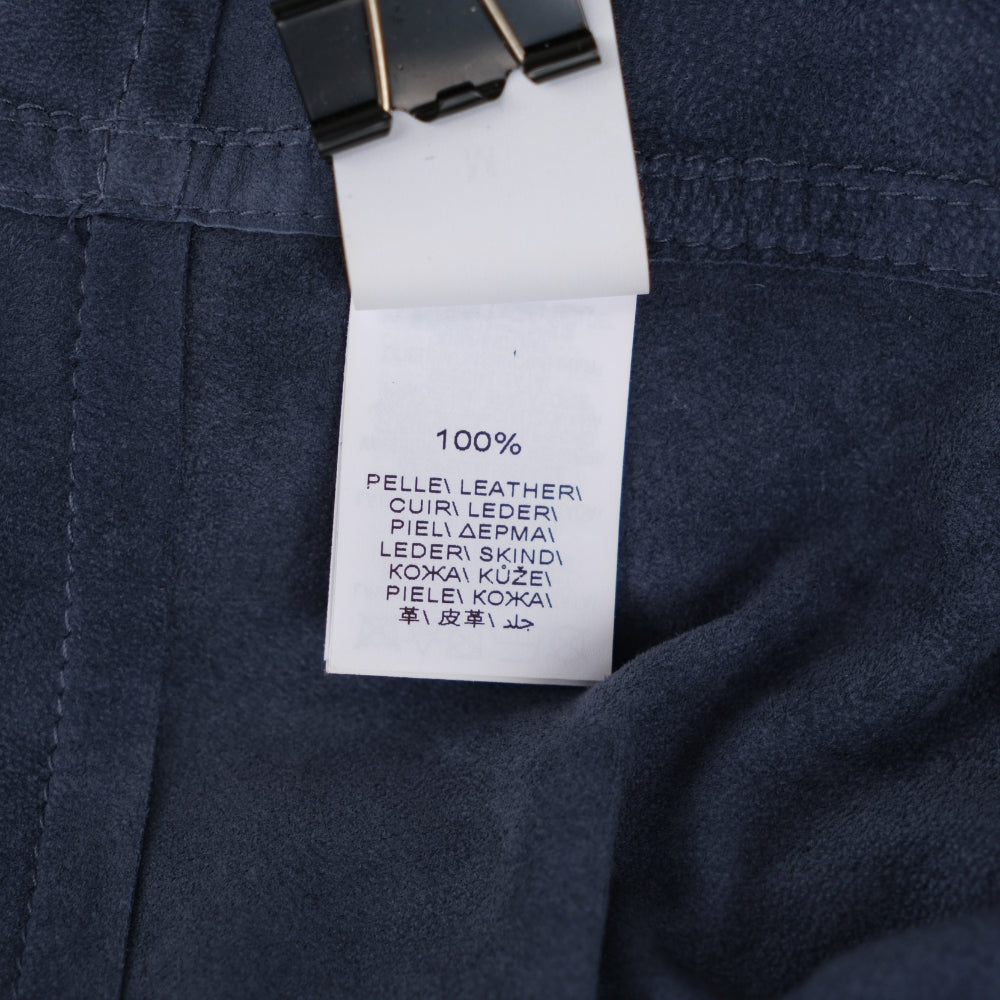 Blue Suede Shirt Jacket (M)