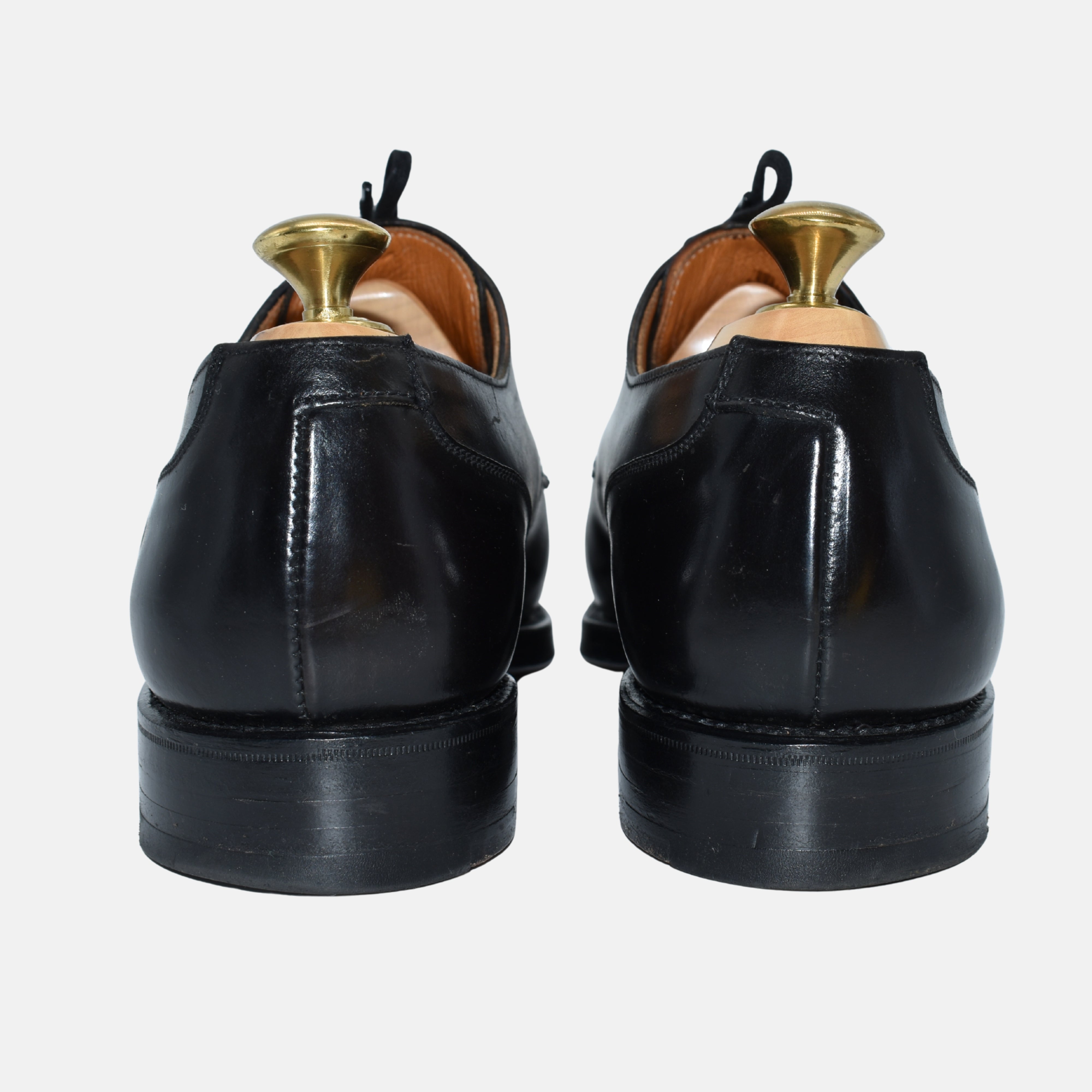Black Cordovan Leather Shoes (EU 42)