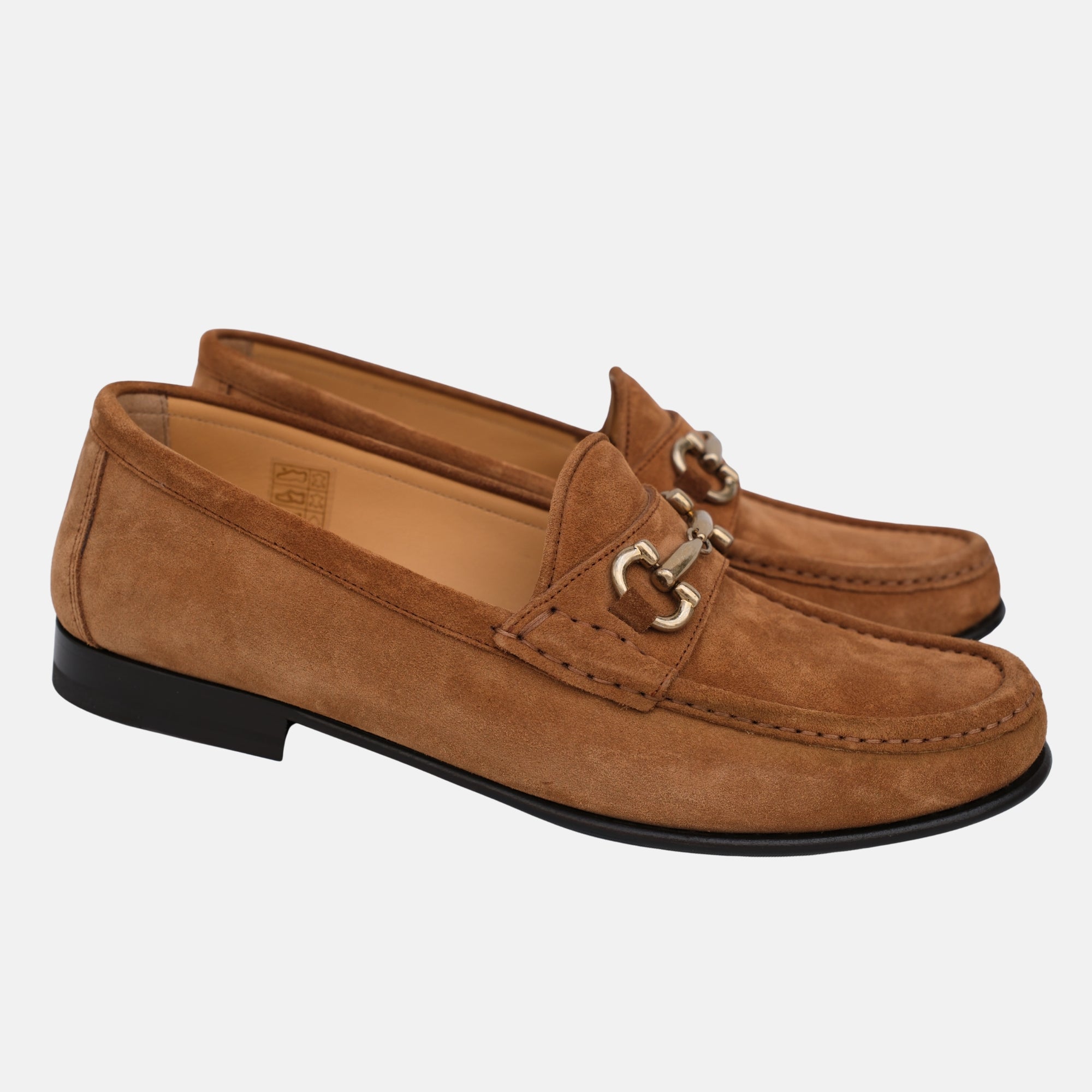 Camel Coloured Loafers made of Suede (EU 43)