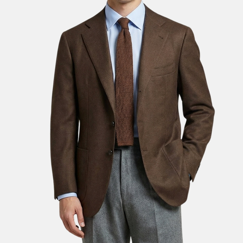 Brown Blazer made of Cashmere/Silk (EU 50)