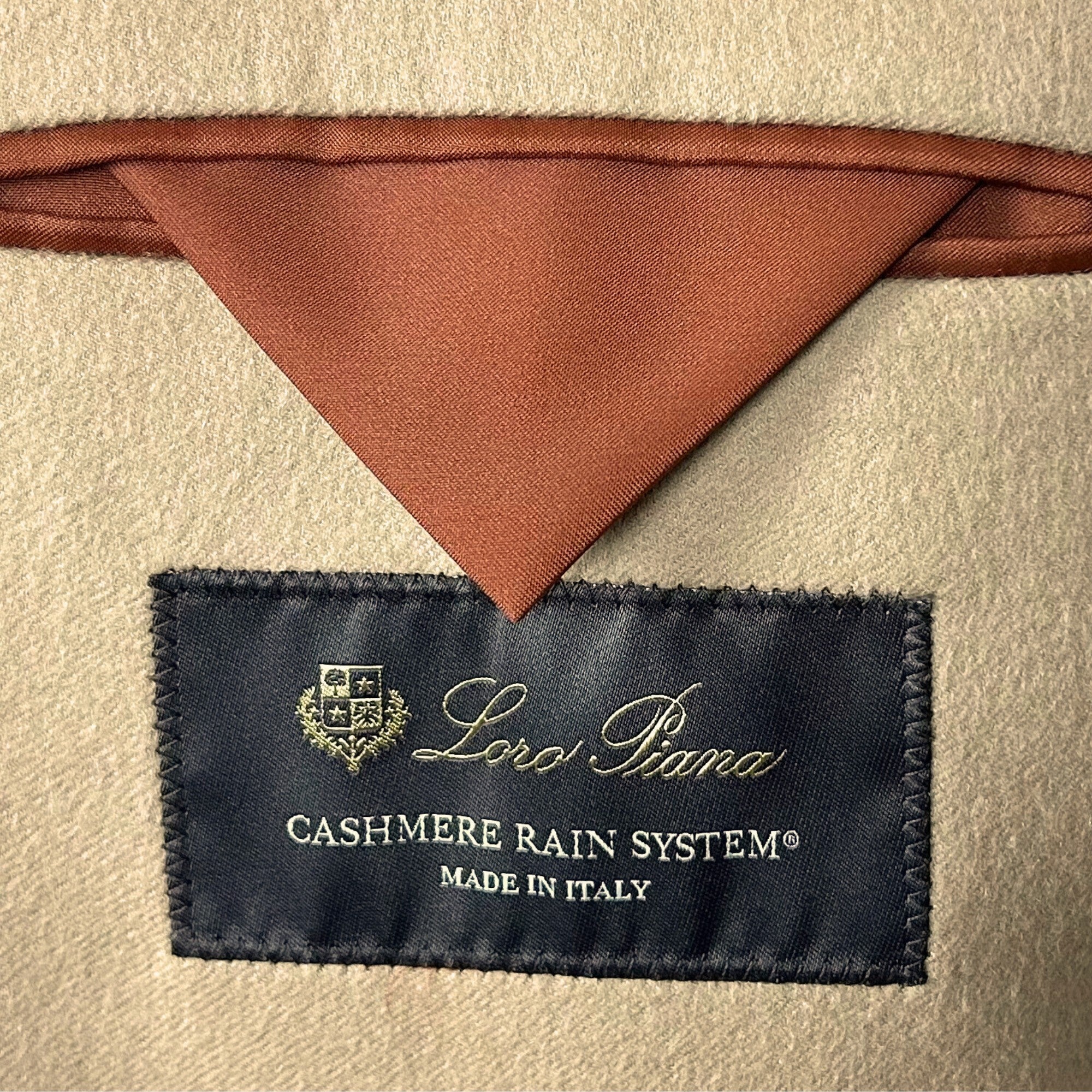 Beige Cashmere Coat (EU 52)