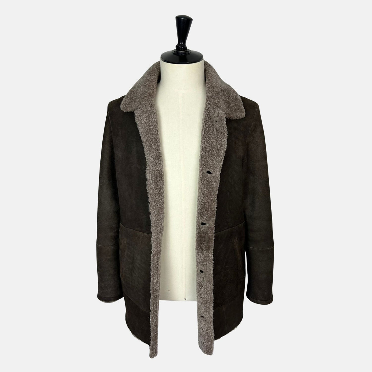 Loro Piana Shearling Jacket Brown (M)