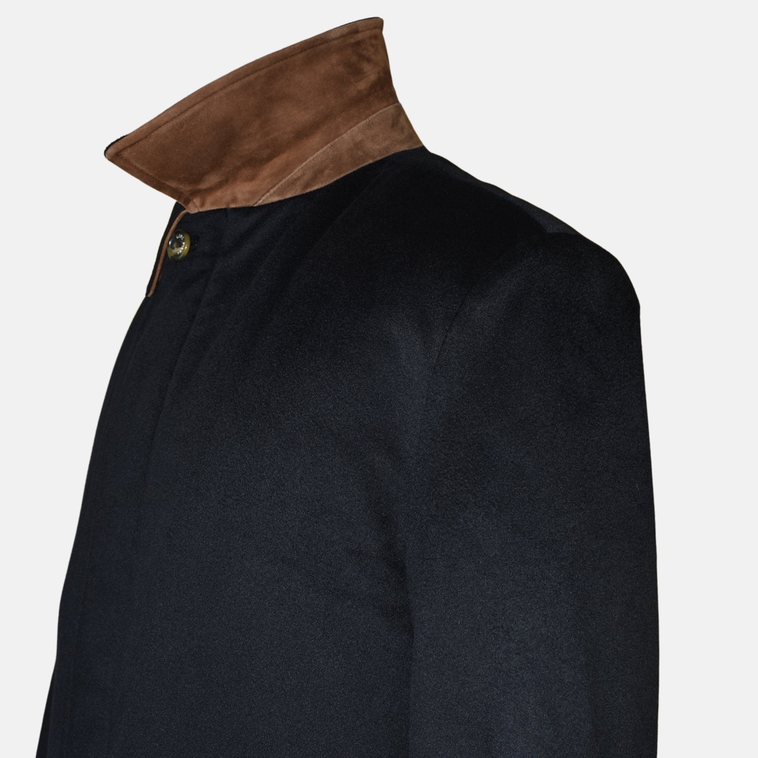 Black Beaver Lined "Storm System" Parka made of Cashmere (L)