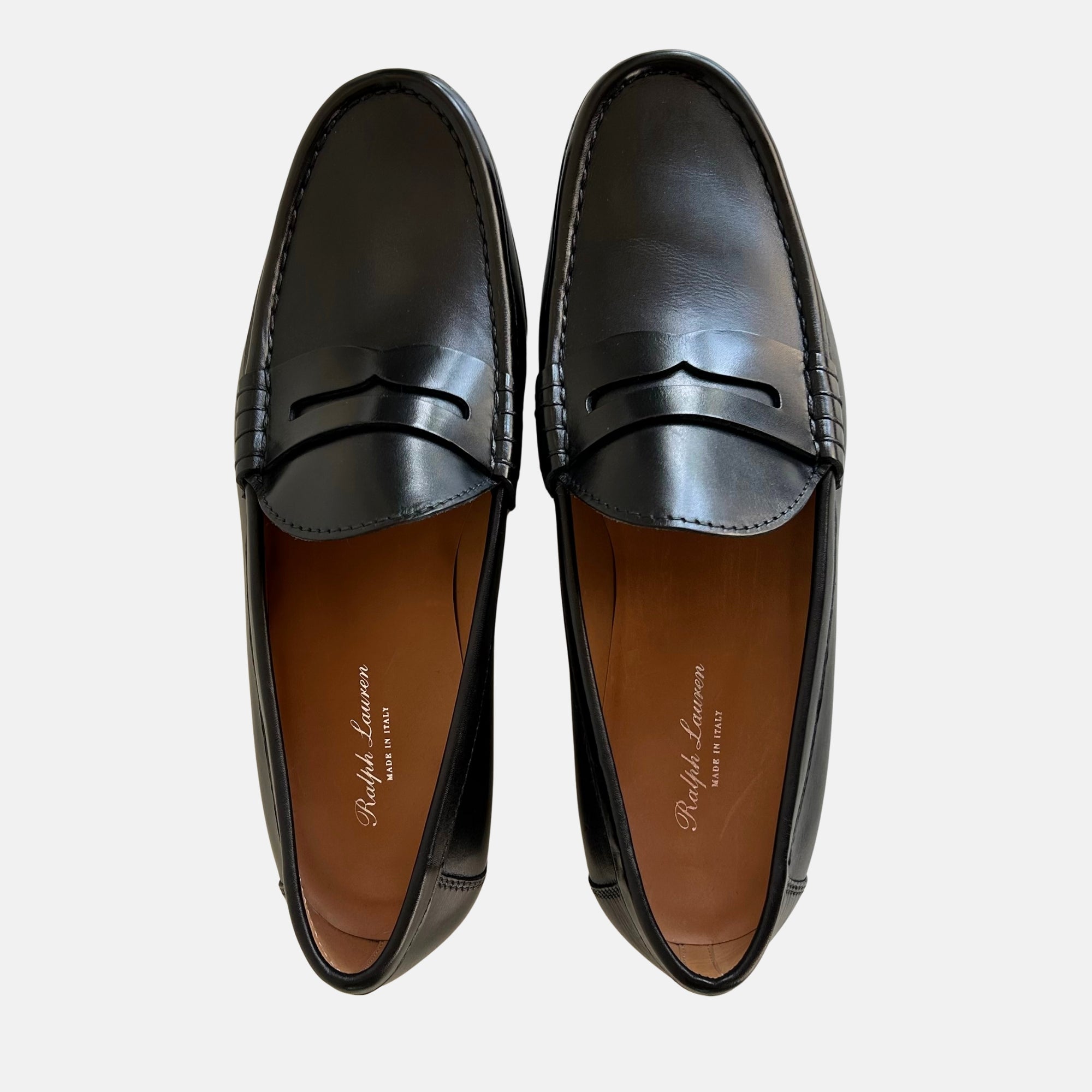 Black  Loafers made of Leather (EU 43.5)