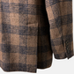 Brown/Blue Patterned Blazer made of Alpaca/Wool