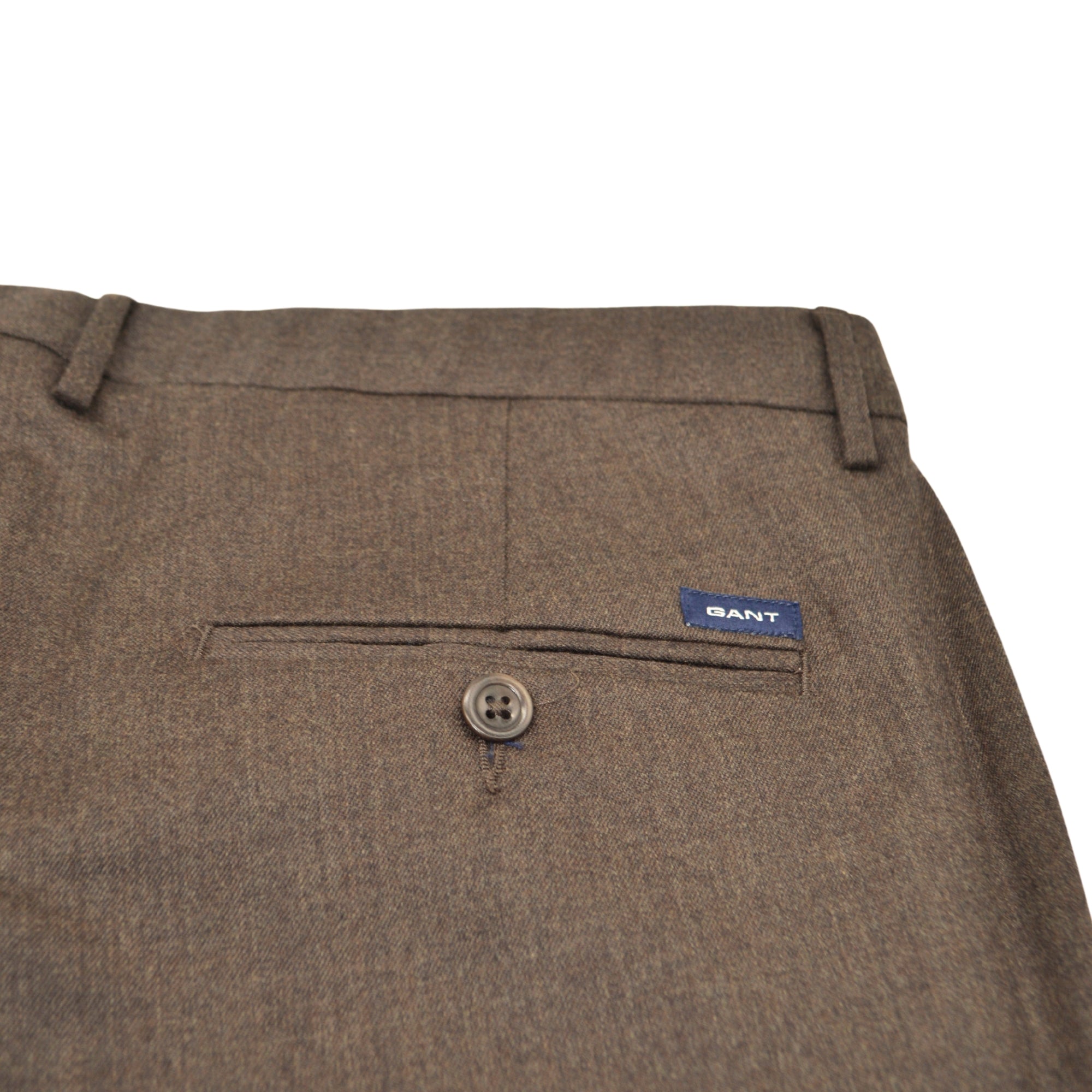 Brown Trousers made of  Wool (58)