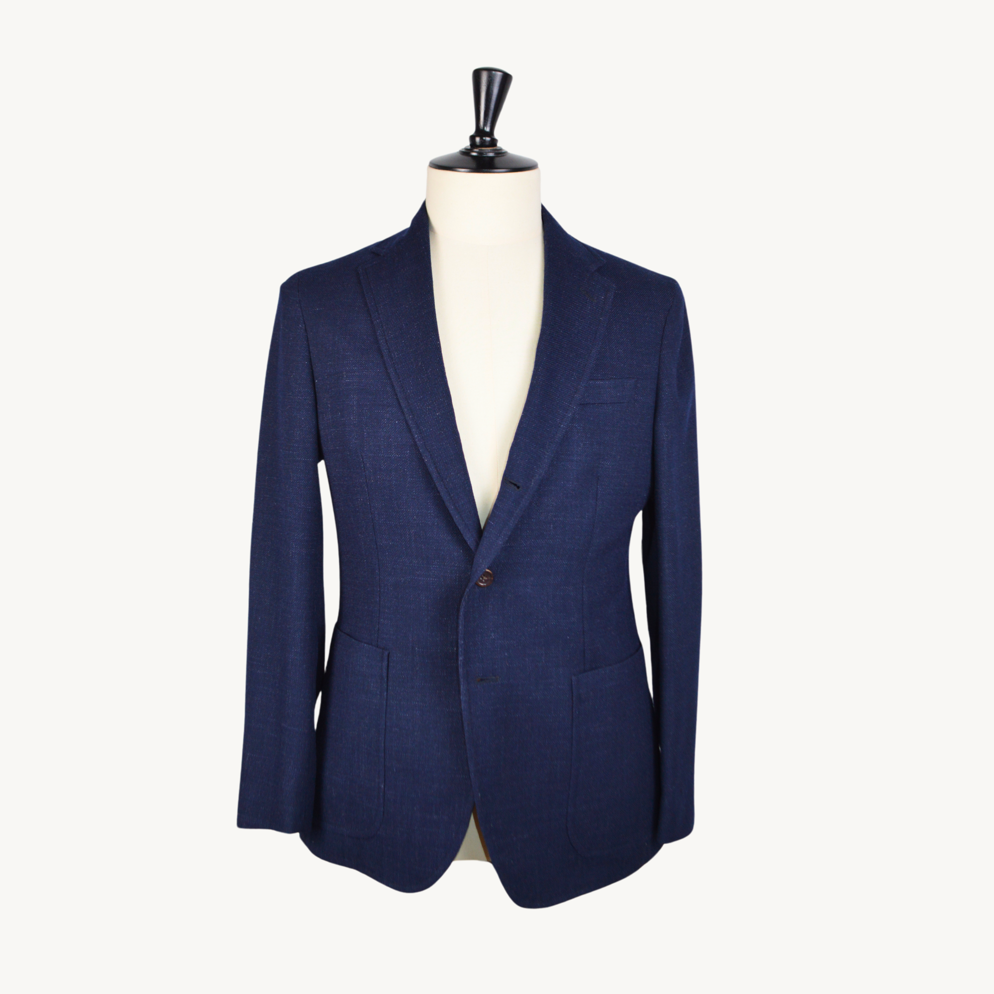 Navy Blue Blazer made of Cotton