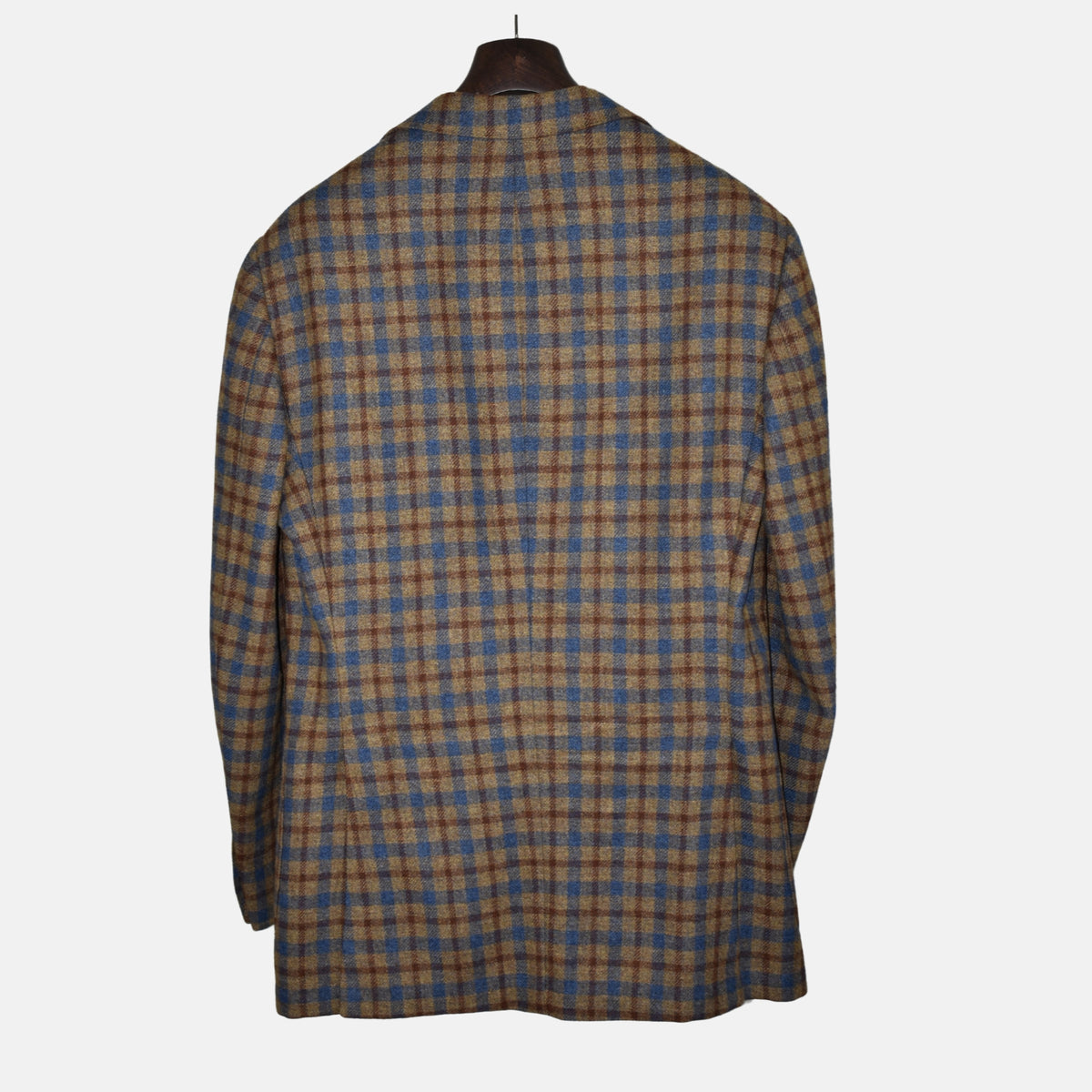 Multicoloured Checkered Blazer made of Wool (EU 52L)