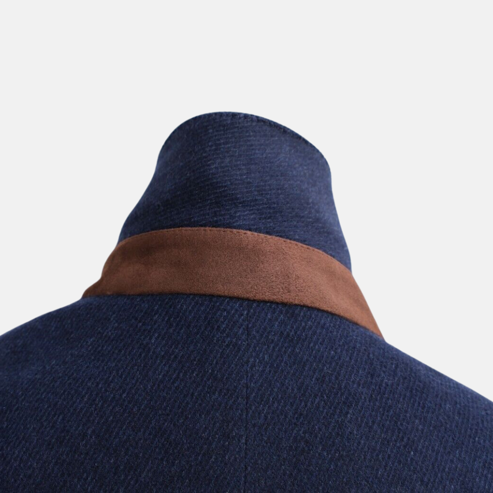 Navy Blue Coat made of Cashmere