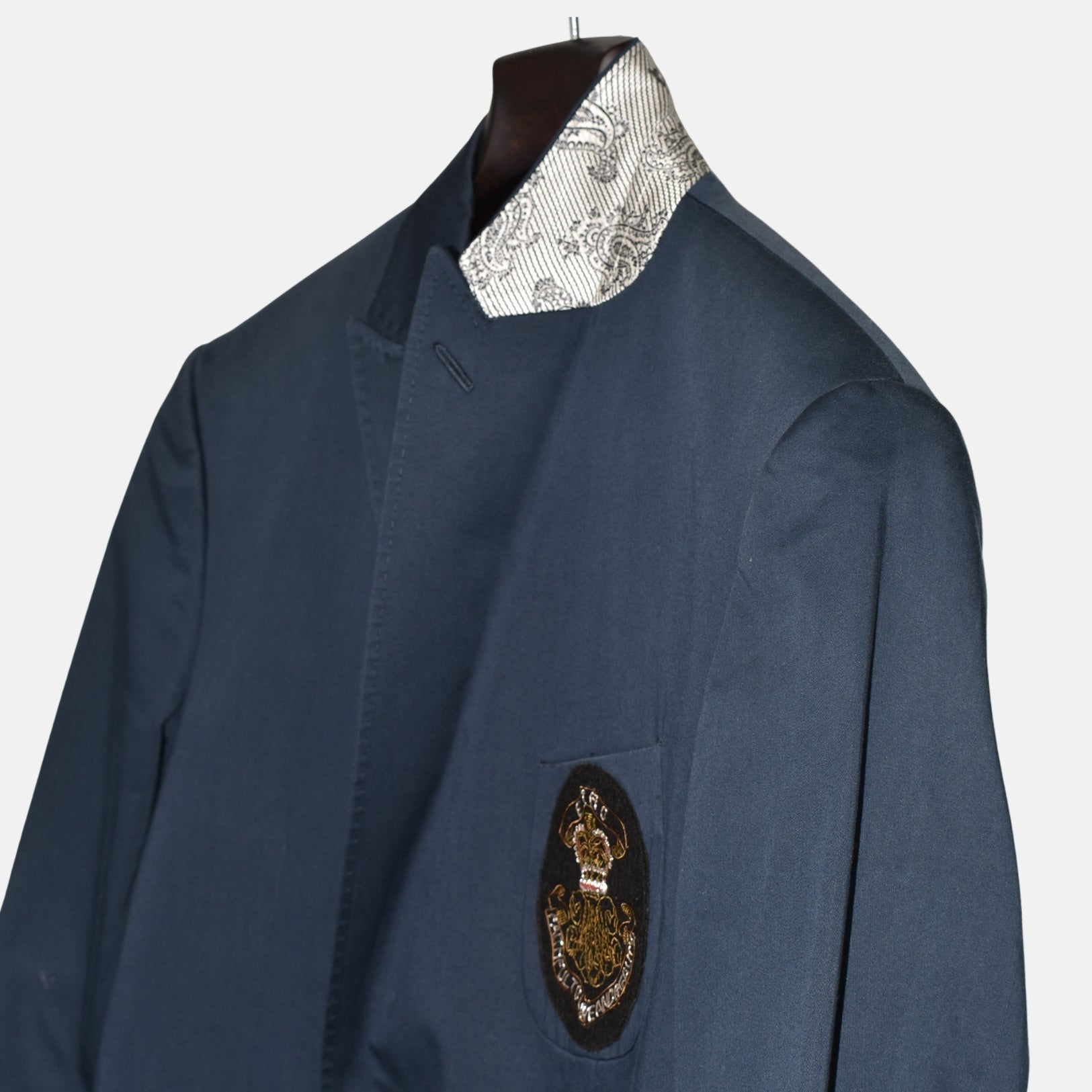 Indigo Blue Doublebreasted  Blazer made of Cotton (EU 50)