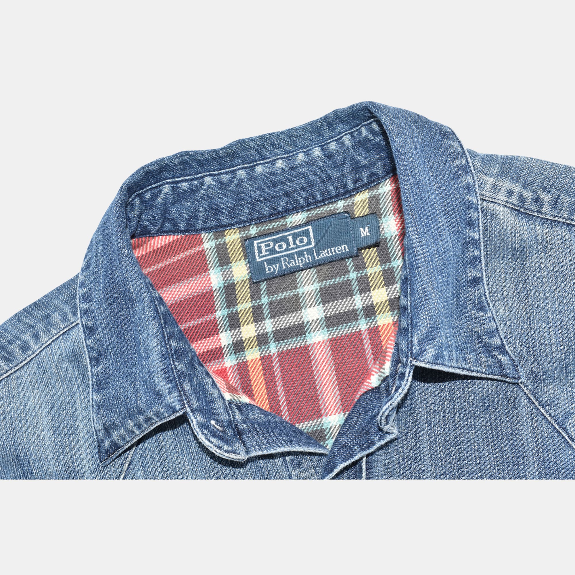 Blue Denim Overshirt made of Cotton (M)
