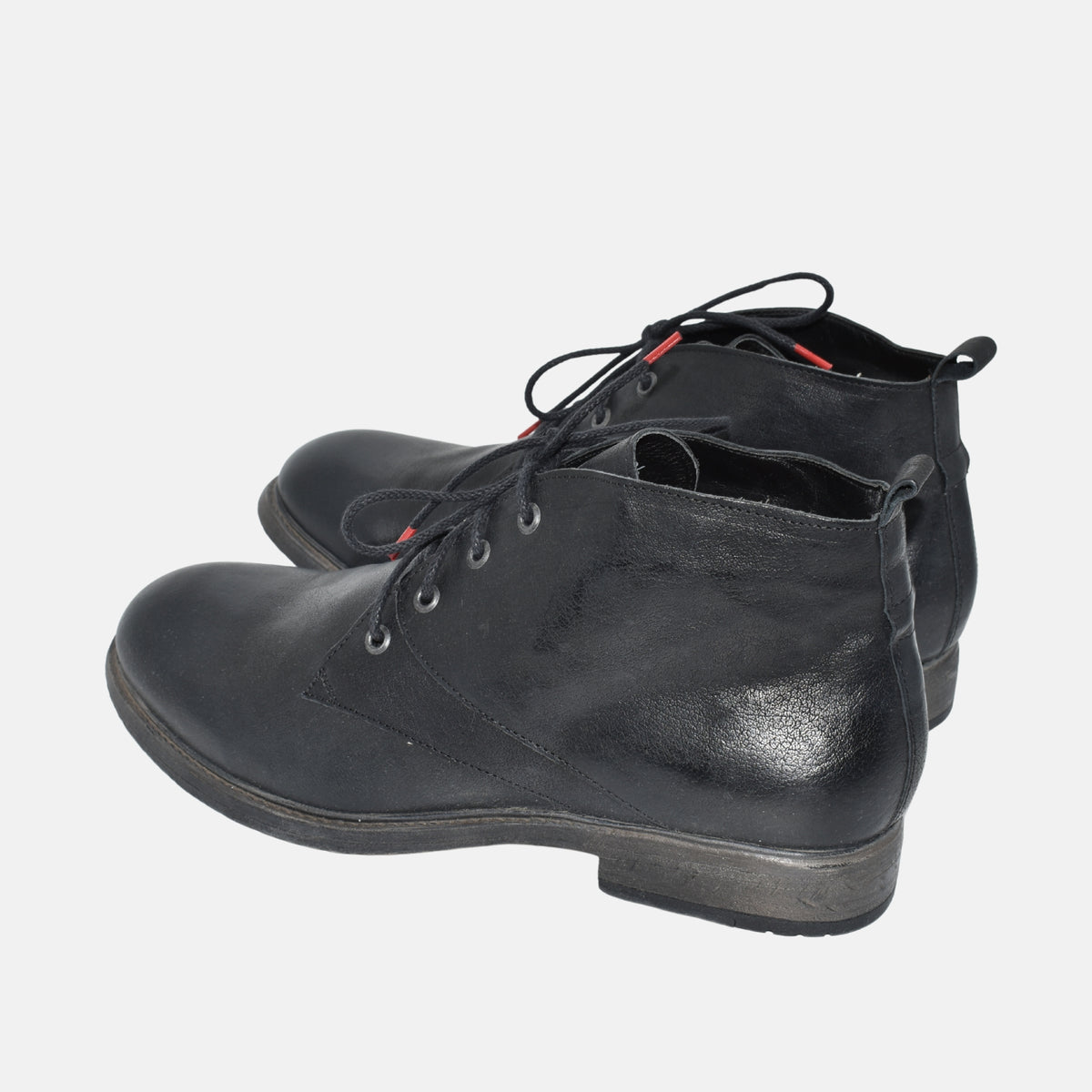 Midnight Blue Half Boots made of Leather (EU 44)