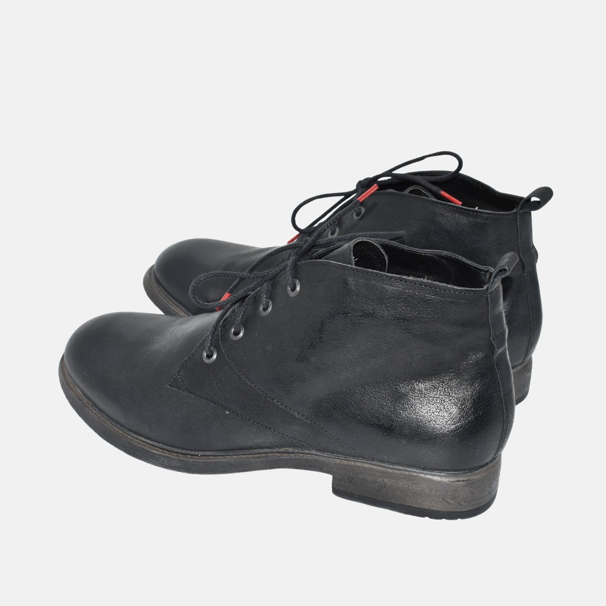 Midnight Blue Half Boots made of Leather (EU 44)