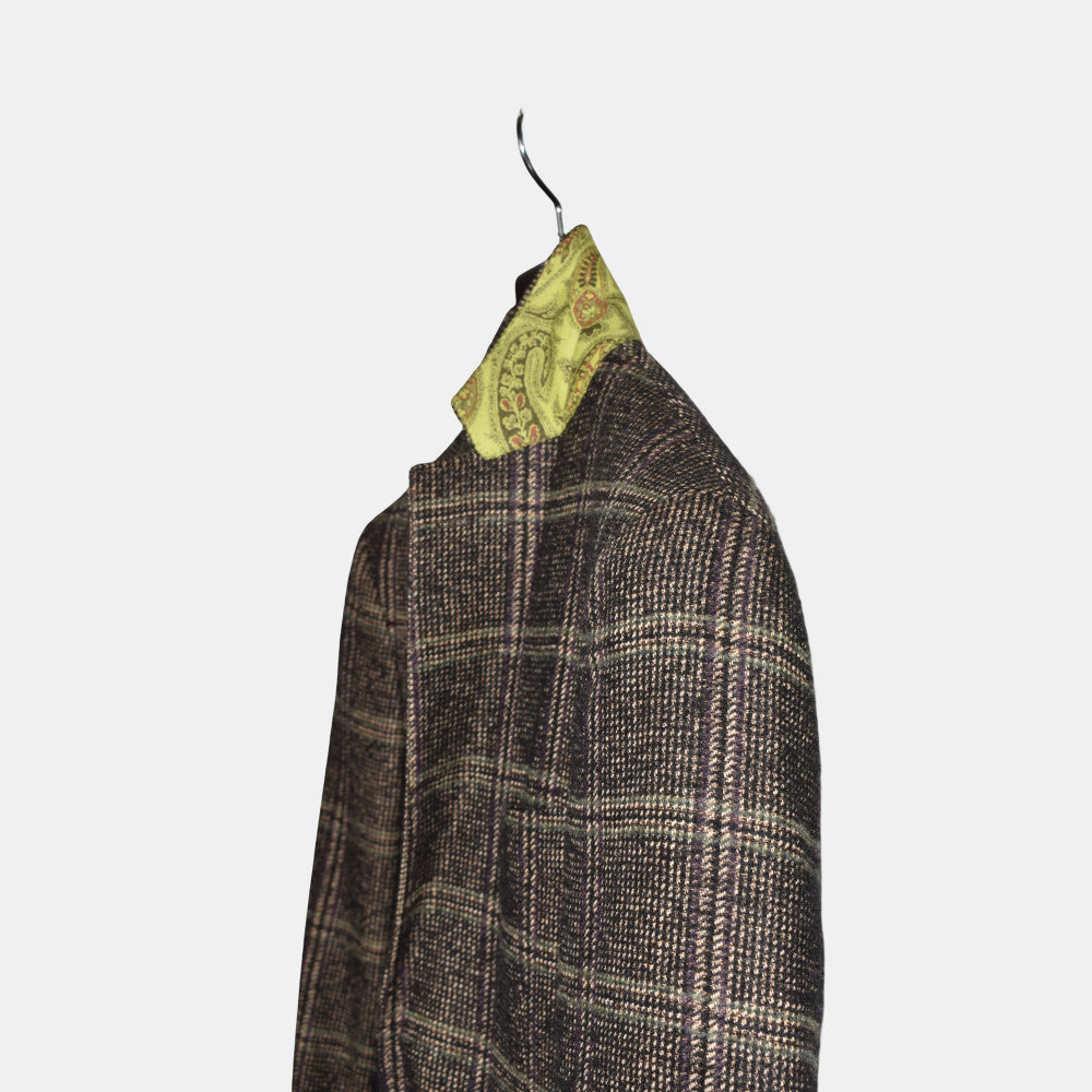 Multicoloured Checkered Blazer made of Wool ( EU 50)