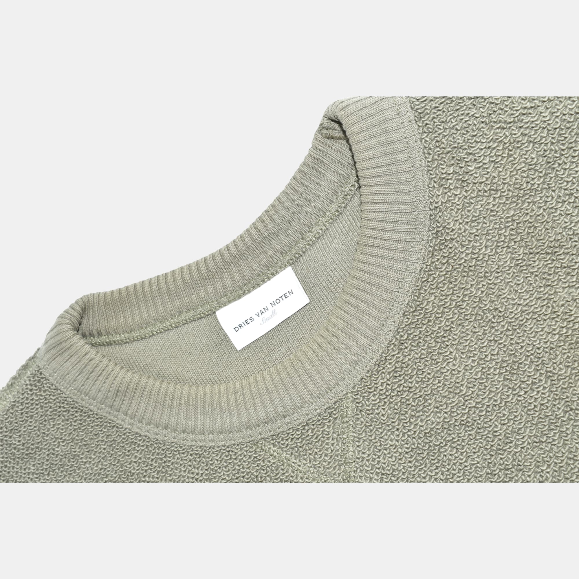 Khaki Sweater made of Cotton (S)