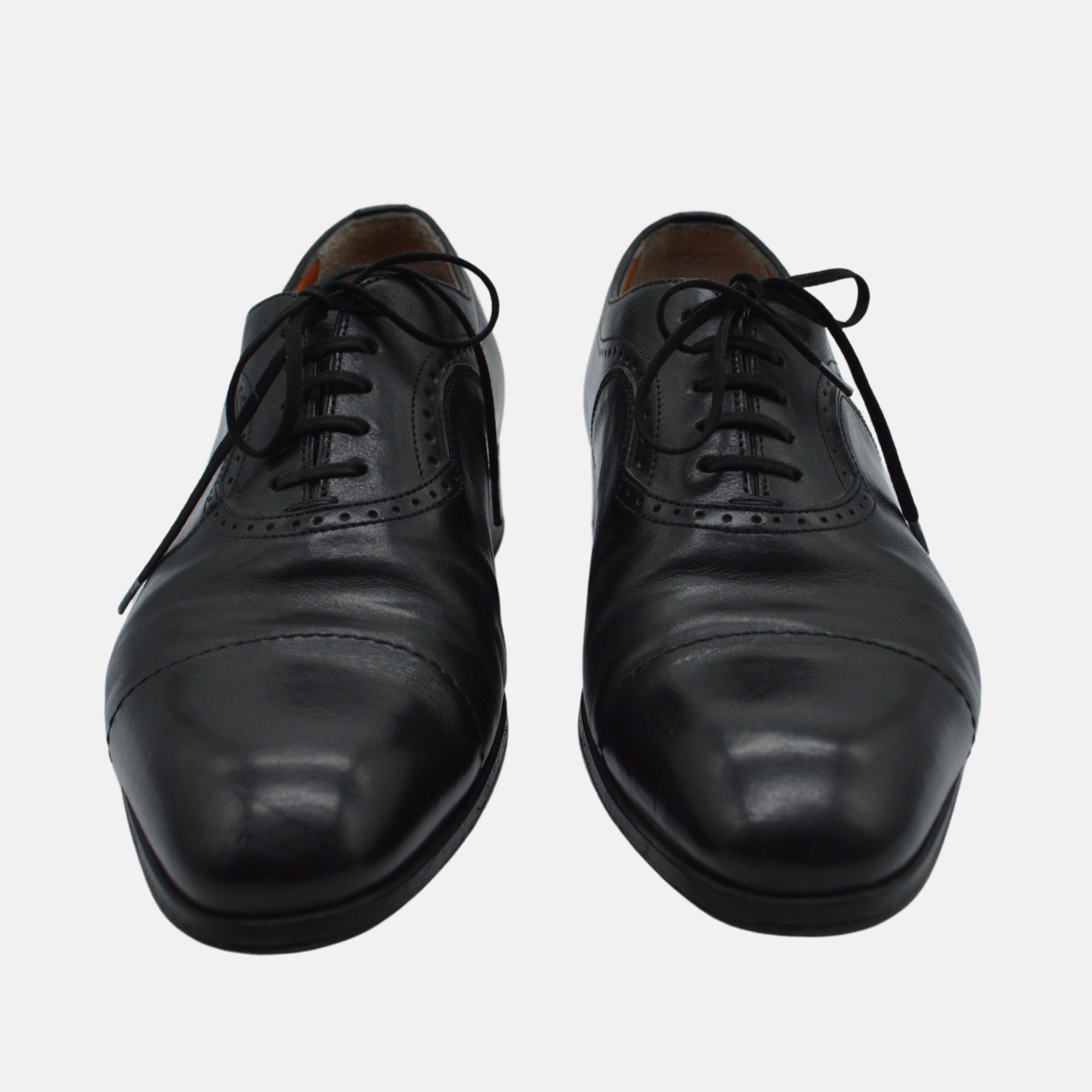 Black Oxford Shoes made of Leather (EU 39,5)