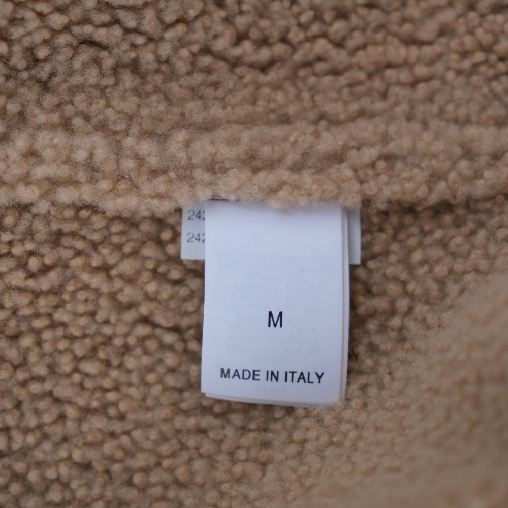 Brown Double Breasted Shearling Coat (M)