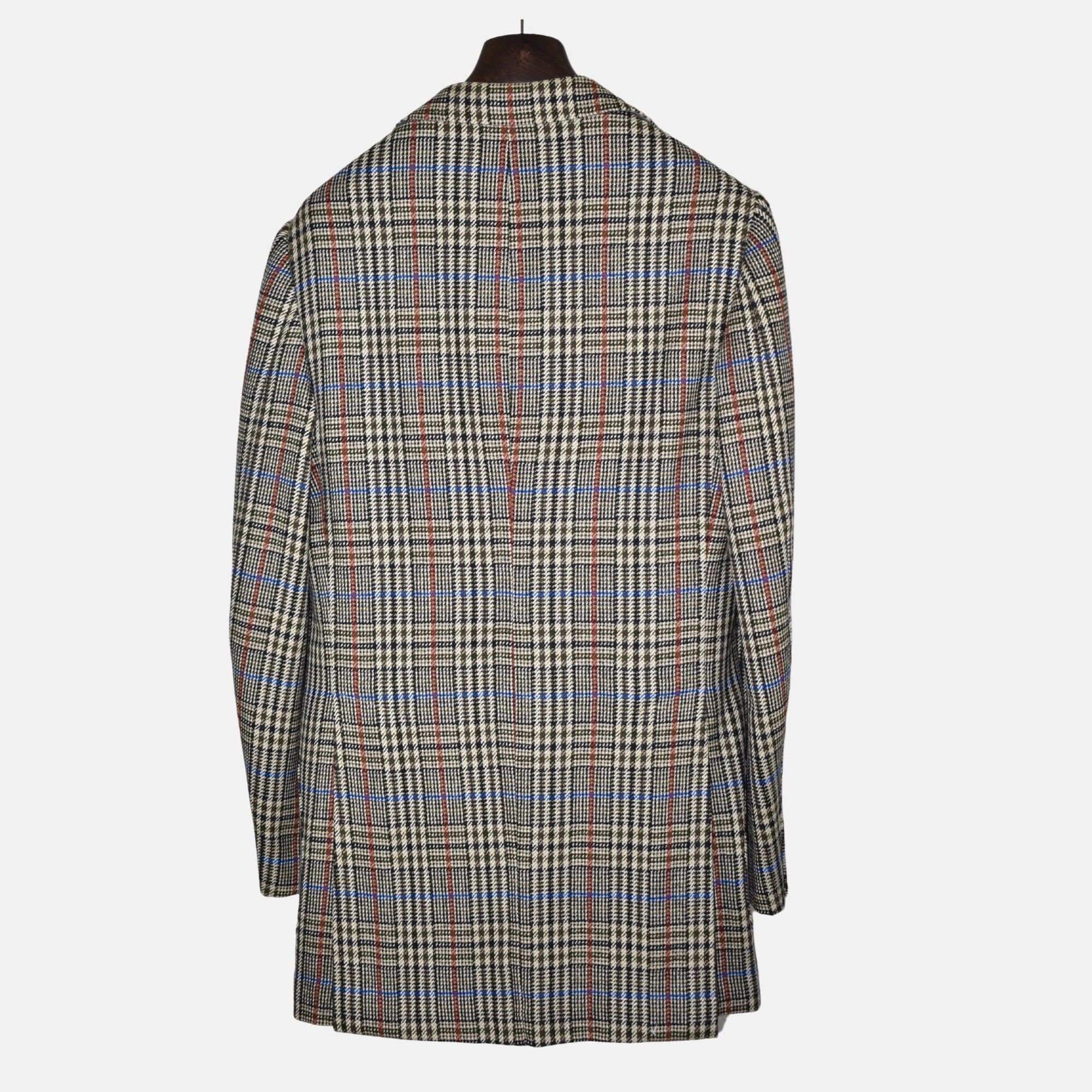 Multicoloured Checkered Blazer made of Wool (EU 52L)