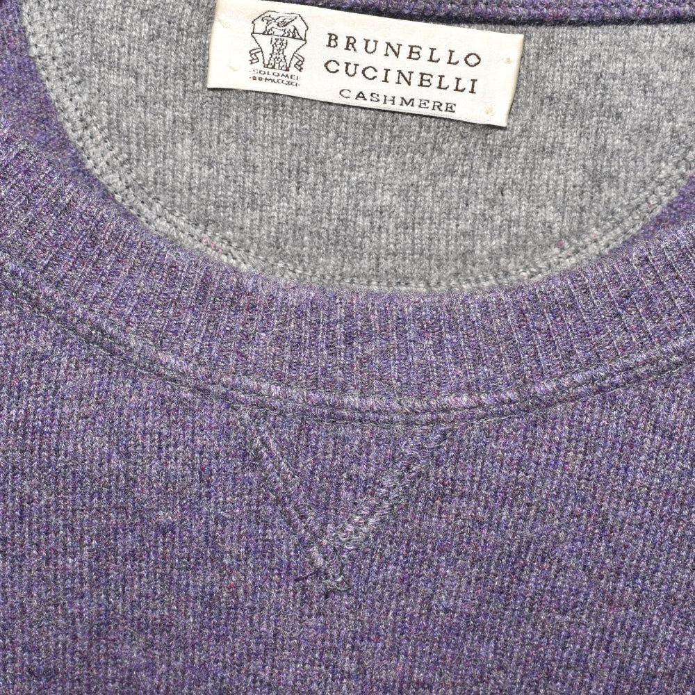 Purple Sweater made of Cashmere (EU 52)