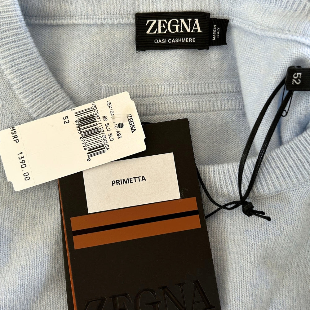 Light Blue Sweater made of Cashmere (EU 52)