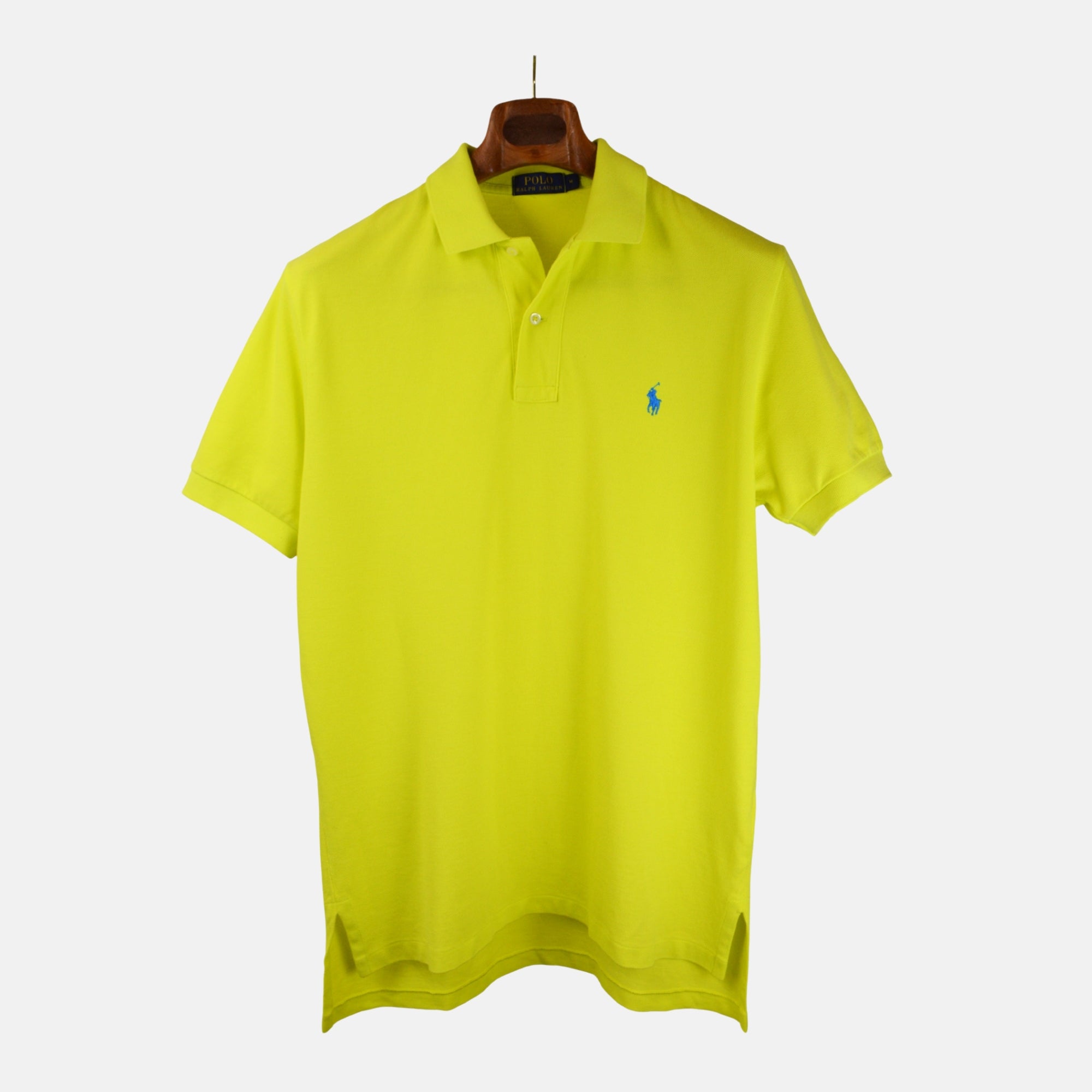 Neon Yellow Poloshirt made of Cotton (M)