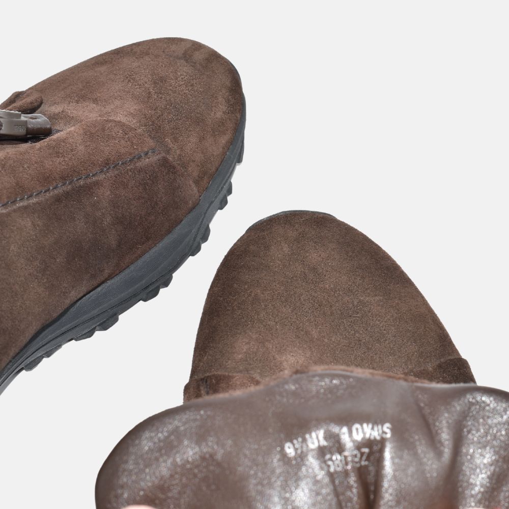 Brown Half Boots made of Suede (EU 44)