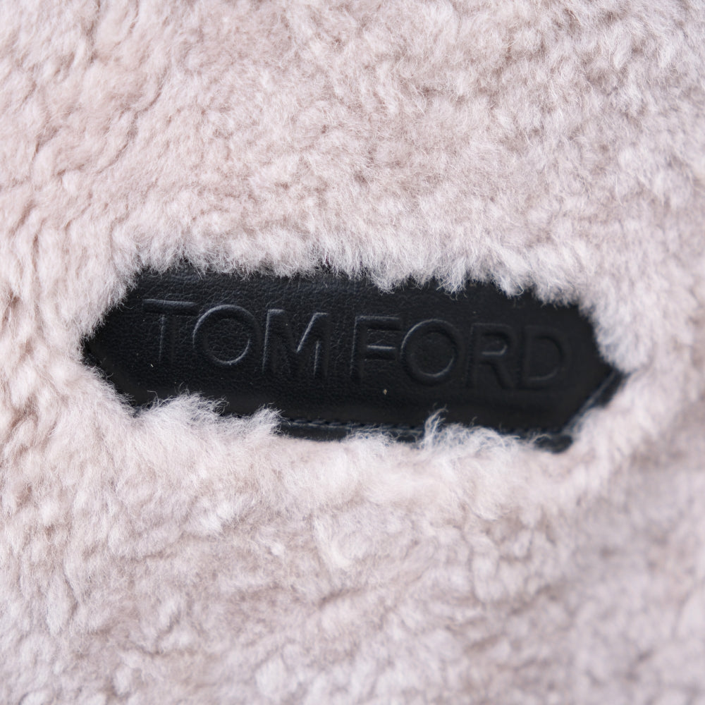 Beige Jacket made of Shearling (EU 48)