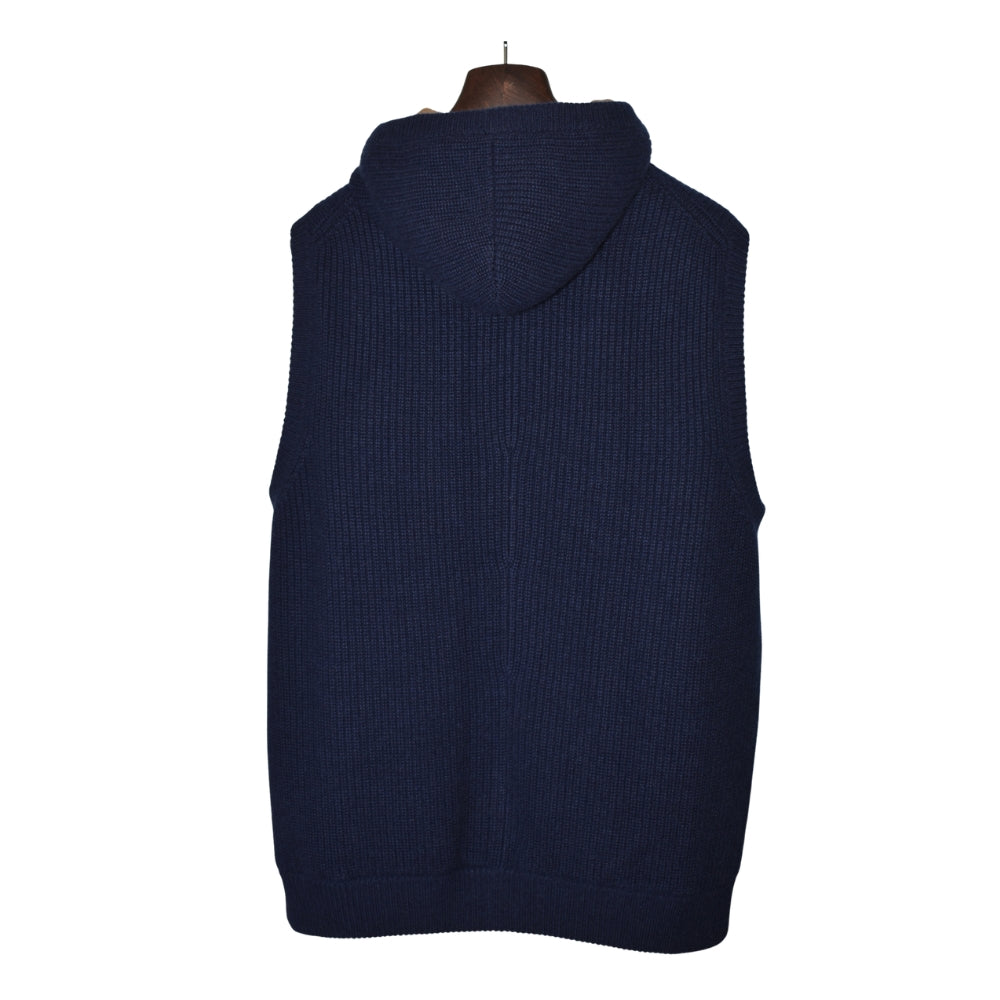 Navy Vest made of Cashmere (EU 56)