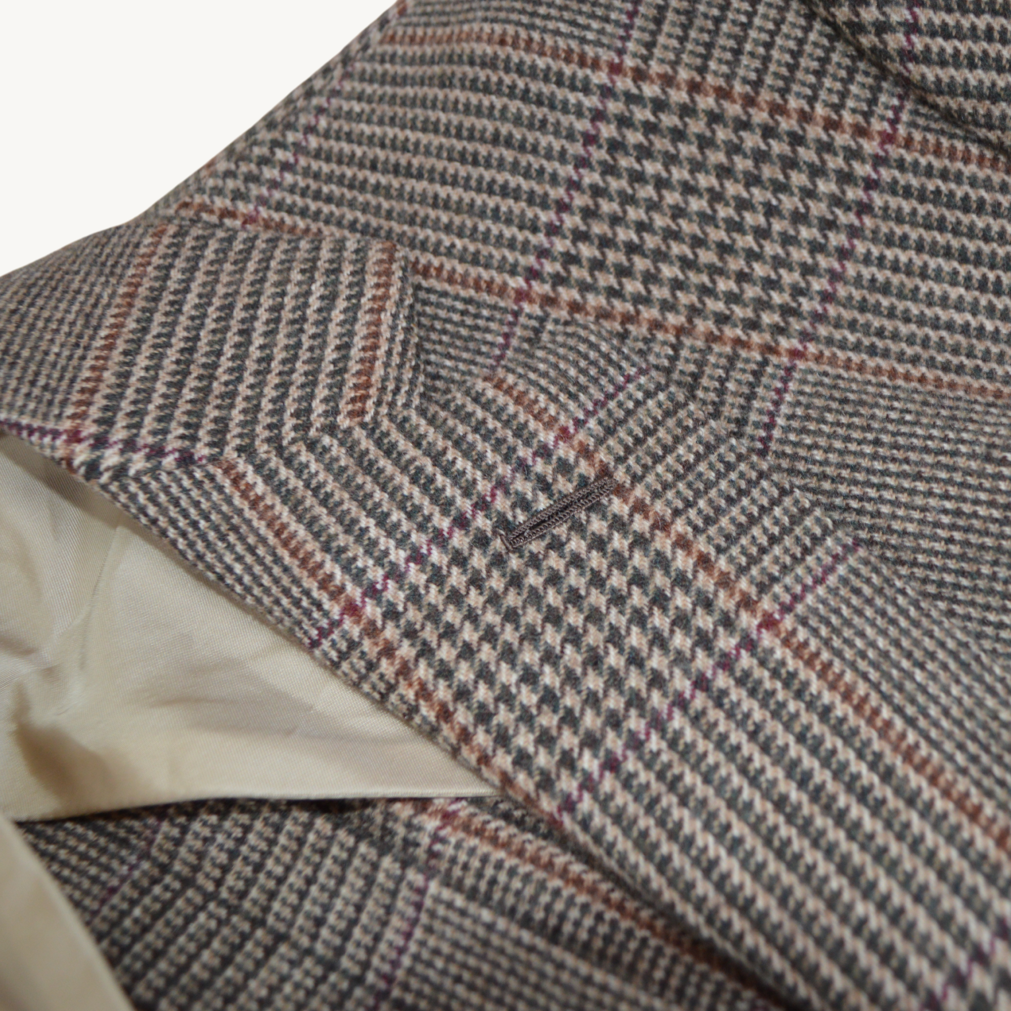 Checked Blazer made of Camel Hair