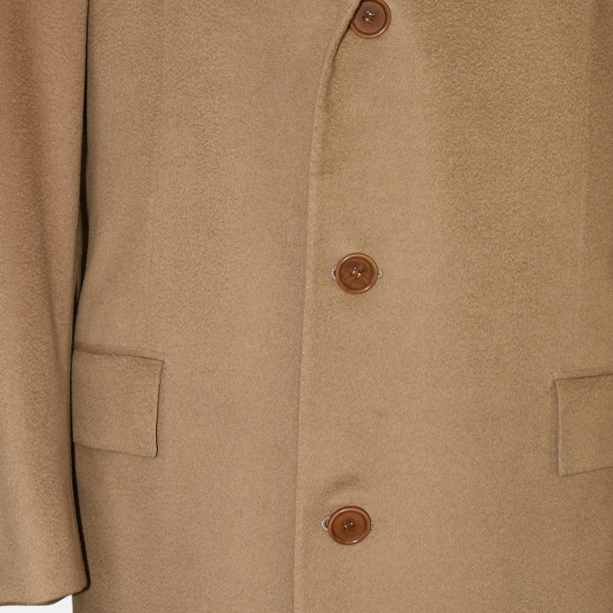 Beige Cashmere Coat (EU 52)