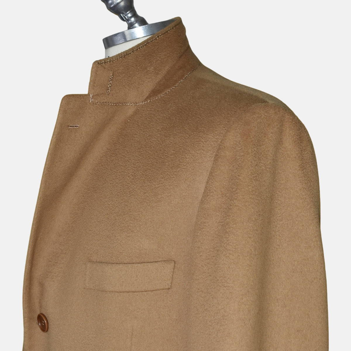 Beige Cashmere Coat (EU 52)