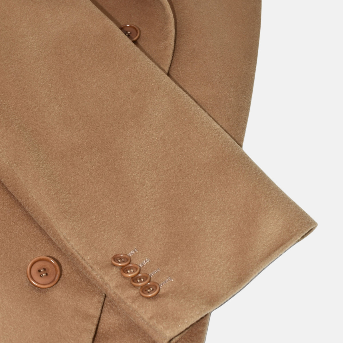 Beige Cashmere Coat (EU 52)