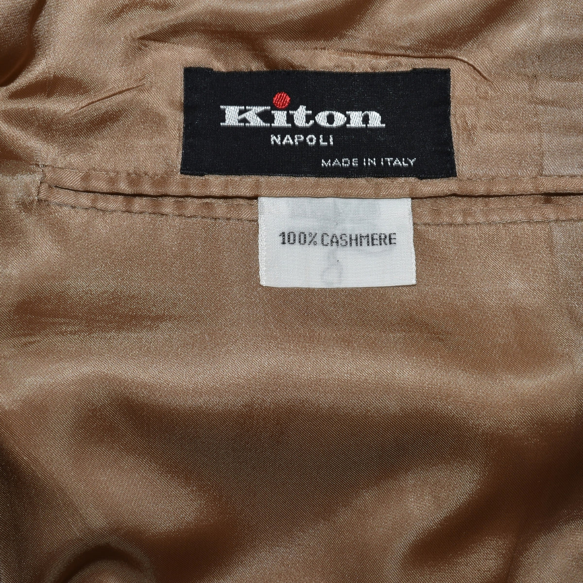 Beige Cashmere Coat (EU 52)