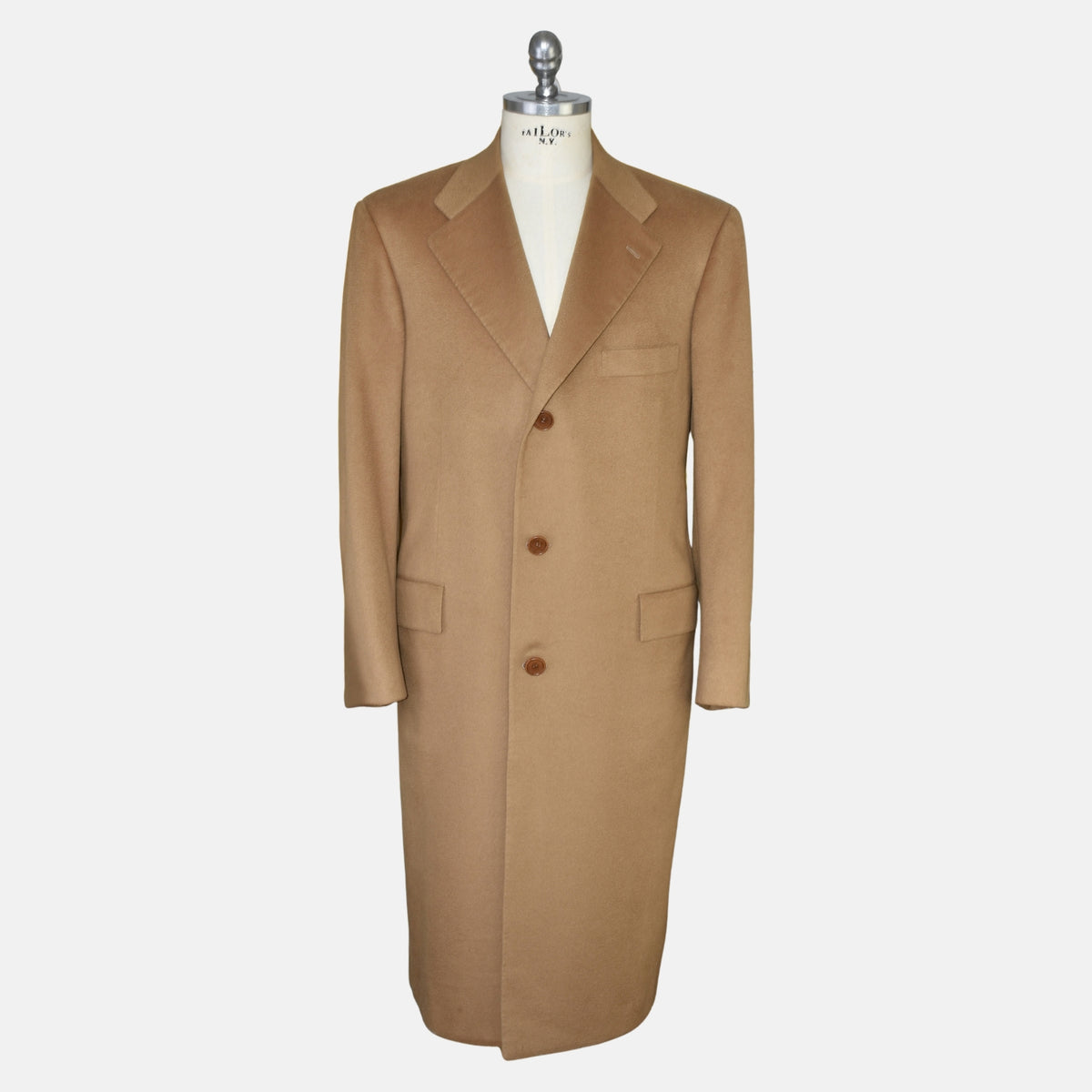 Beige Cashmere Coat (EU 52)