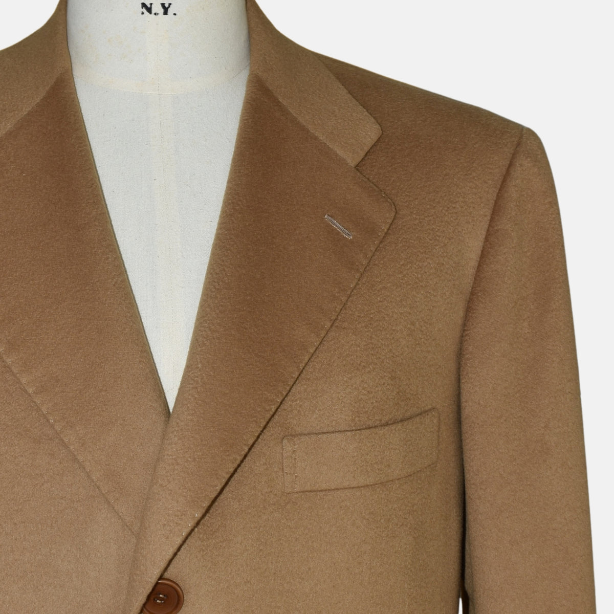 Beige Cashmere Coat (EU 52)