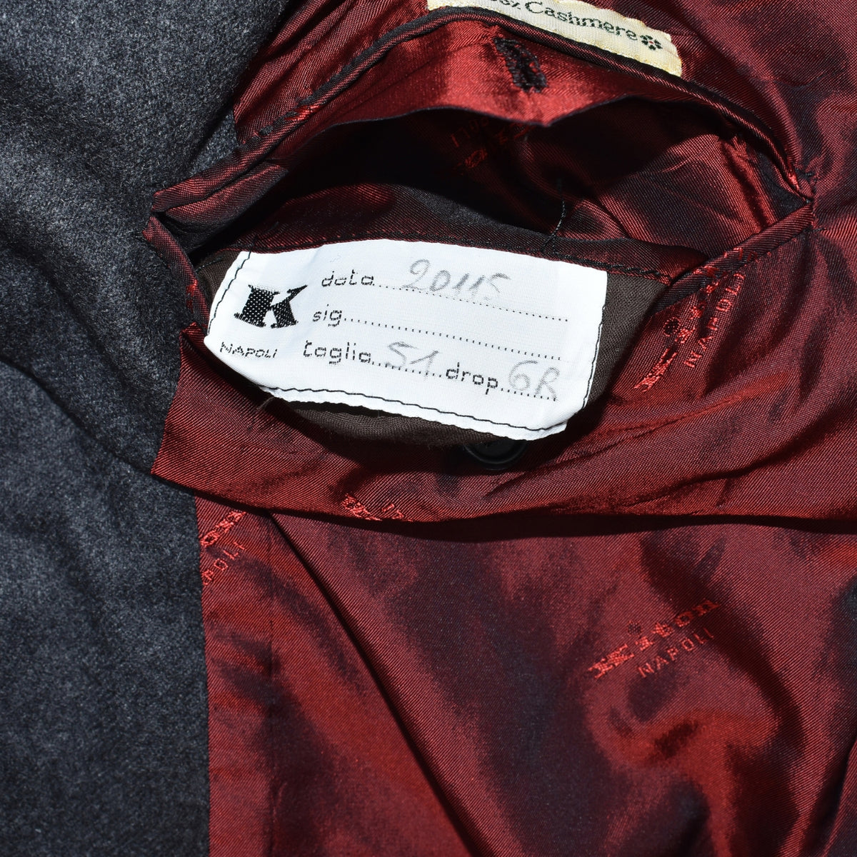 Grey Cashmere Suit (EU 52)