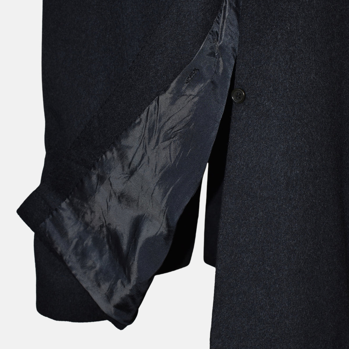 Anthracite Melange Cashmere Coat (EU 52)