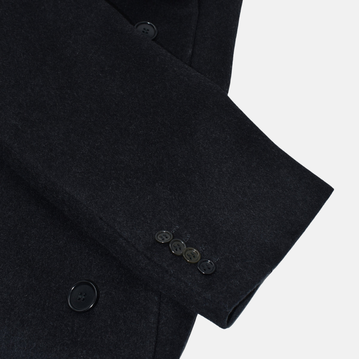 Anthracite Melange Cashmere Coat (EU 52)