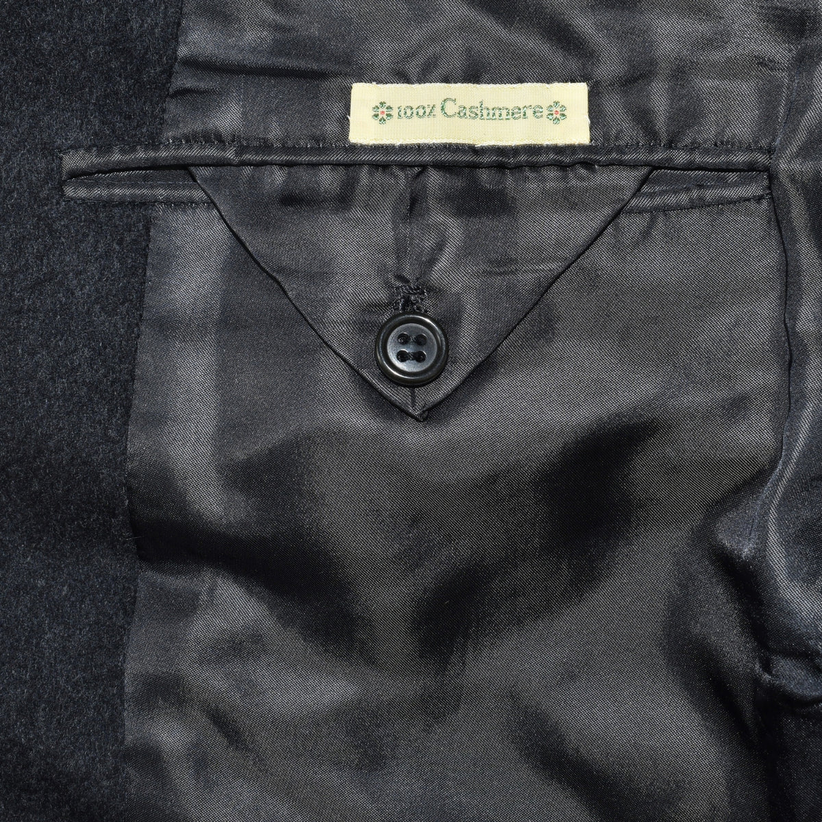Anthracite Melange Cashmere Coat (EU 52)