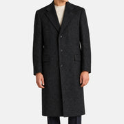 Anthracite Melange Cashmere Coat (EU 52)