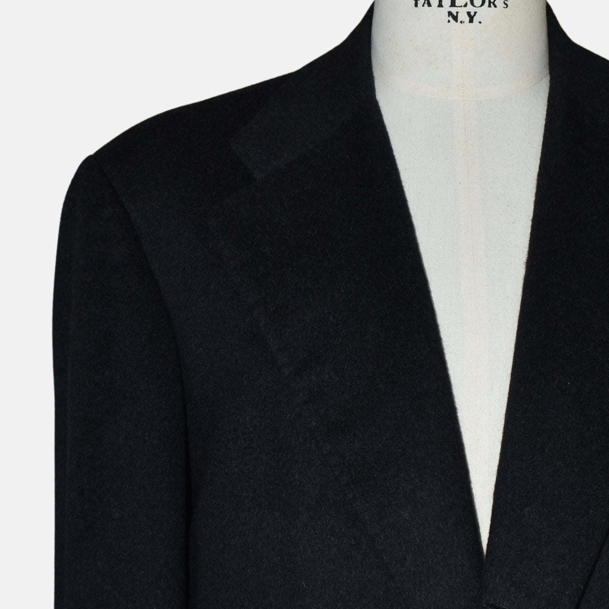 Anthracite Melange Cashmere Coat (EU 52)