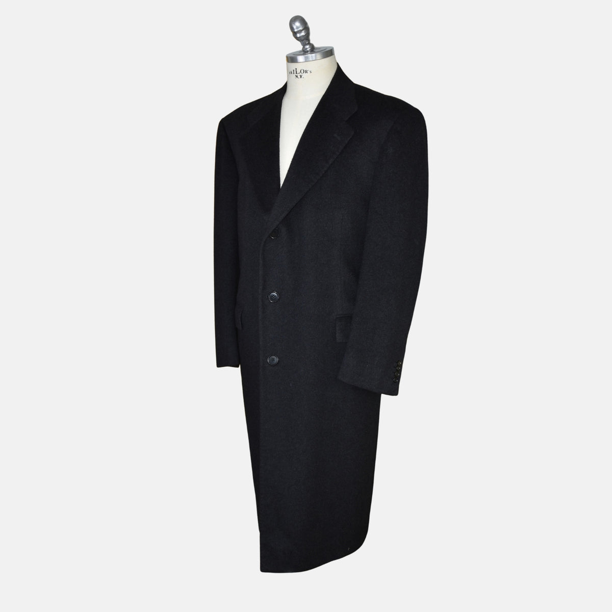 Anthracite Melange Cashmere Coat (EU 52)