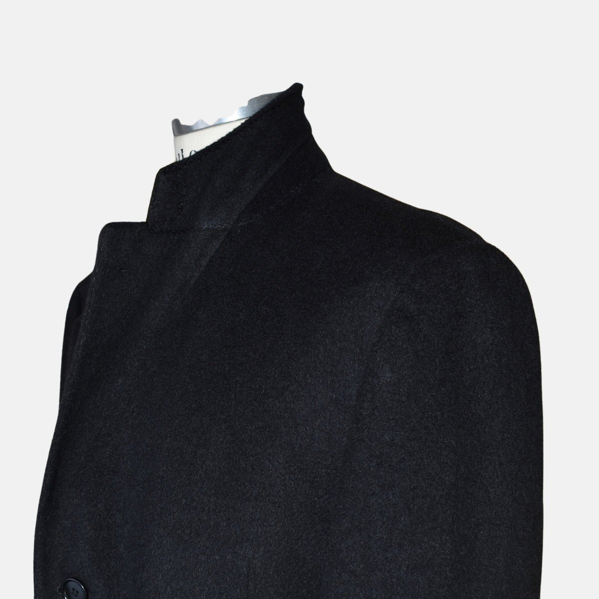 Anthracite Melange Cashmere Coat (EU 52)
