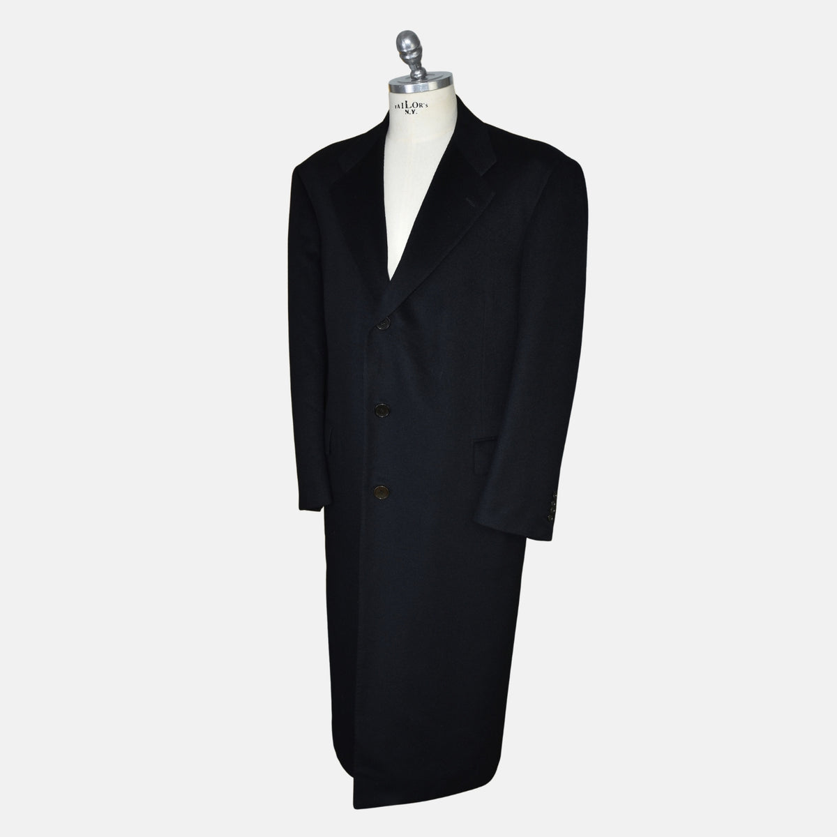 Black Cashmere Coat (EU 52)