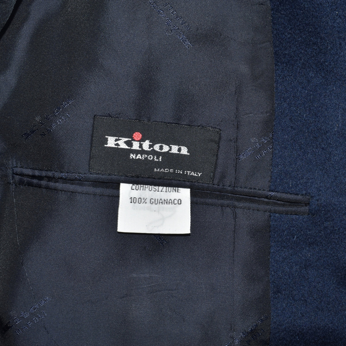 Navy Guanaco Coat (EU 52)