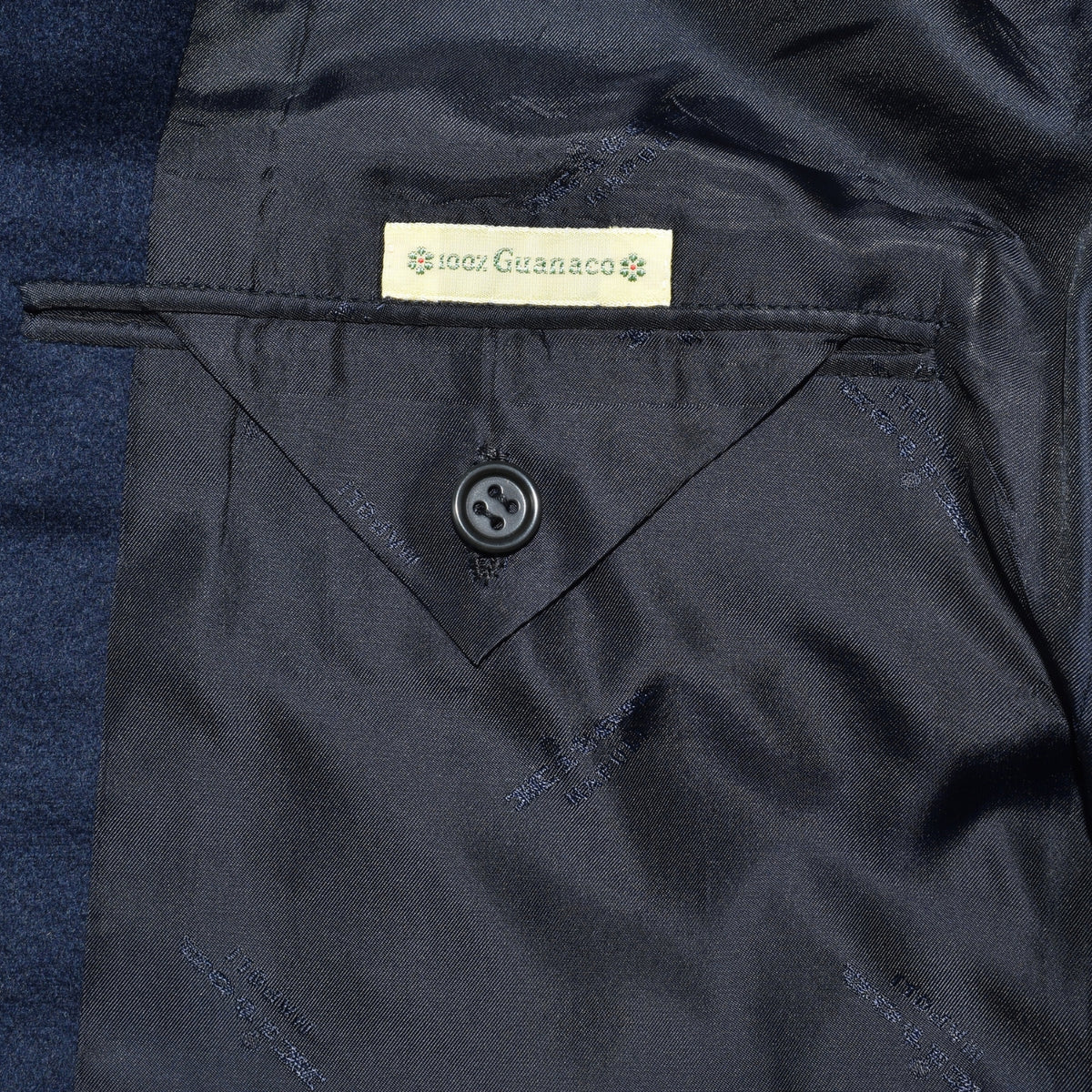 Navy Guanaco Coat (EU 52)